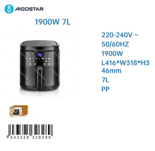 AIGOSTAR  FRIGGITRICE ARIA 1900W 7L