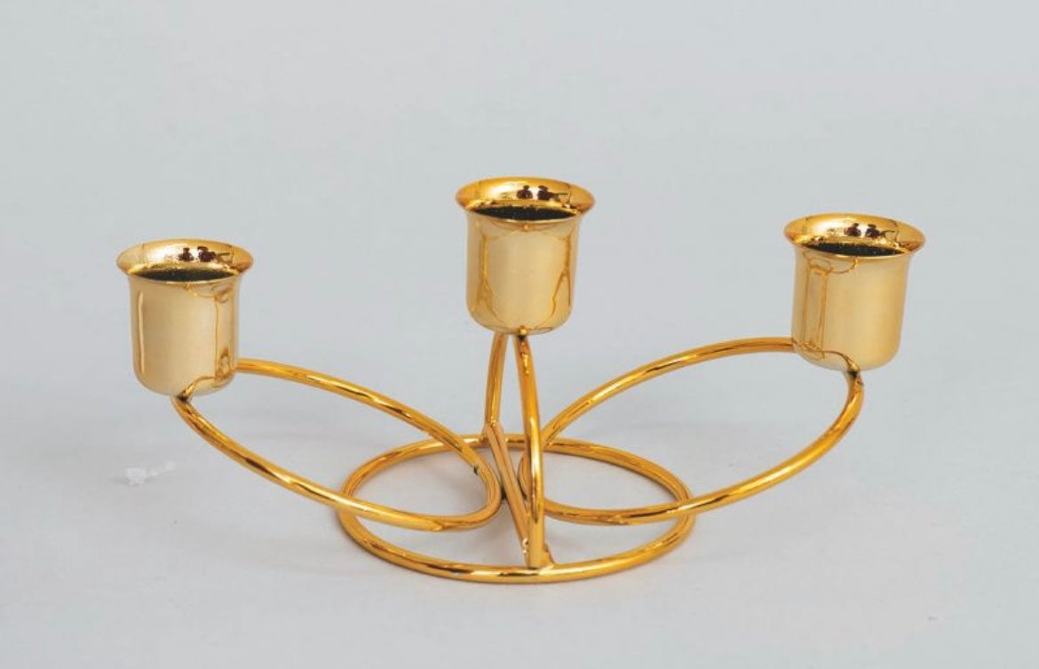 porta candela metallo 15xH9cm