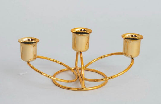 porta candela metallo 15xH9cm