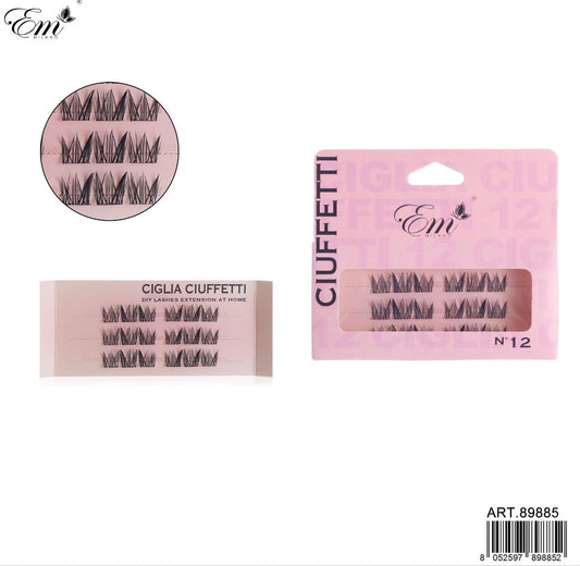 CIGLIA FINTE CIUFFETTI N.12