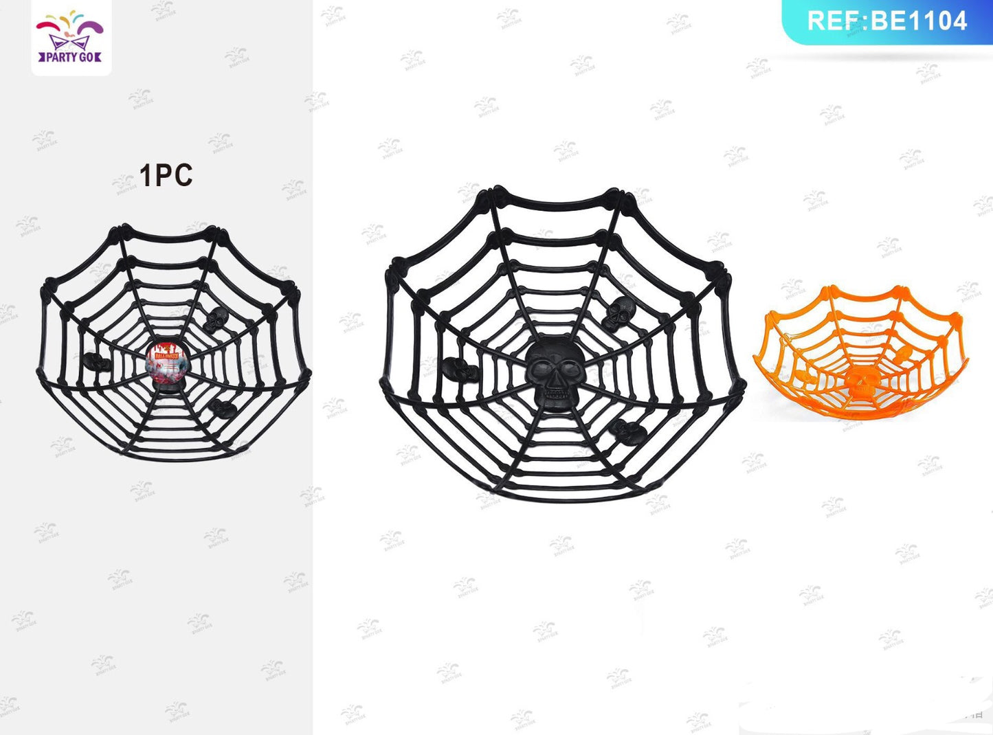 HALLOWEEN portafrutta ragnatela