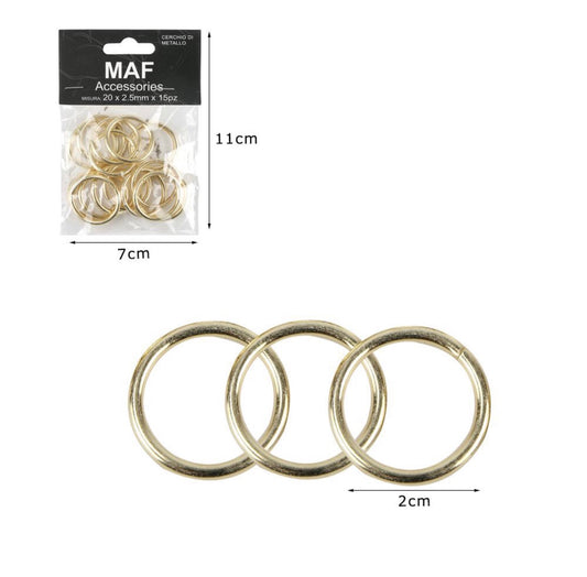 CERCHIO di metallo 2cm