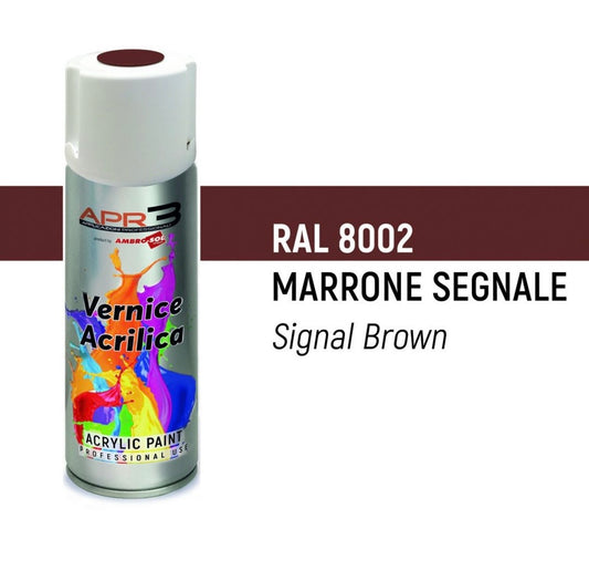 VERNICI ACRILICO MARRONE SEGNALE 400ML