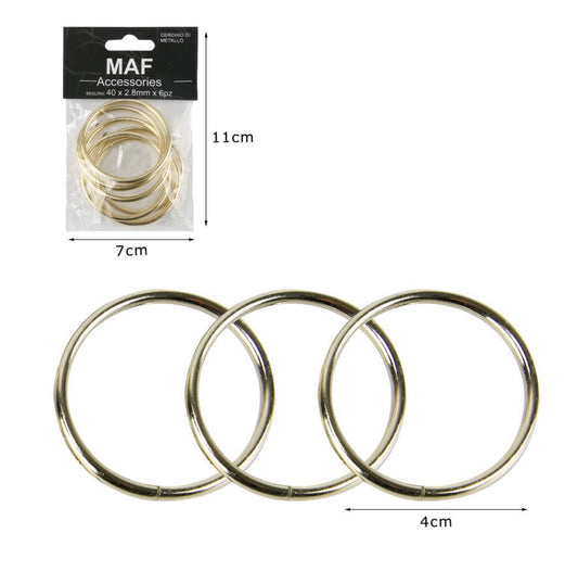 CECCHIO di metallo 4cm