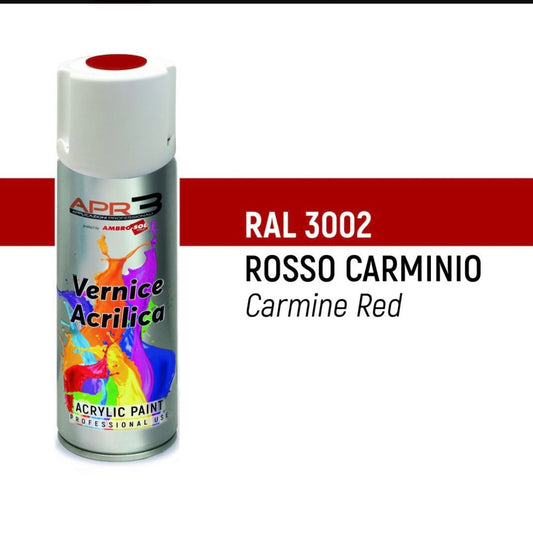 VERNICI ACRILICO ROSSO CARMINIO 400ML