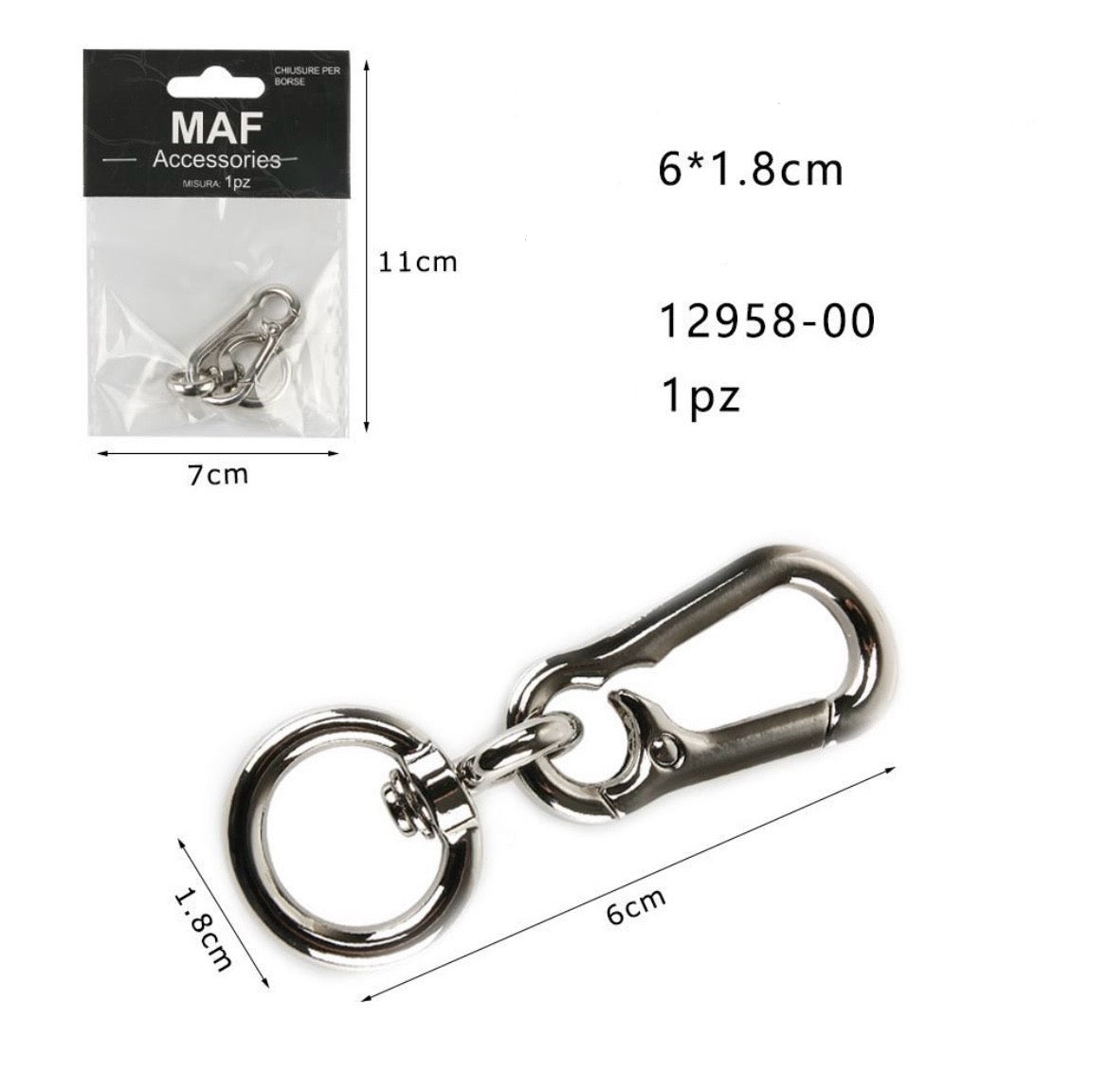 MAF gancio per borse 12958-00