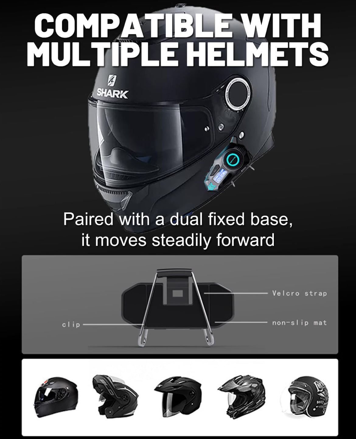 CUFFIE PER CASCO