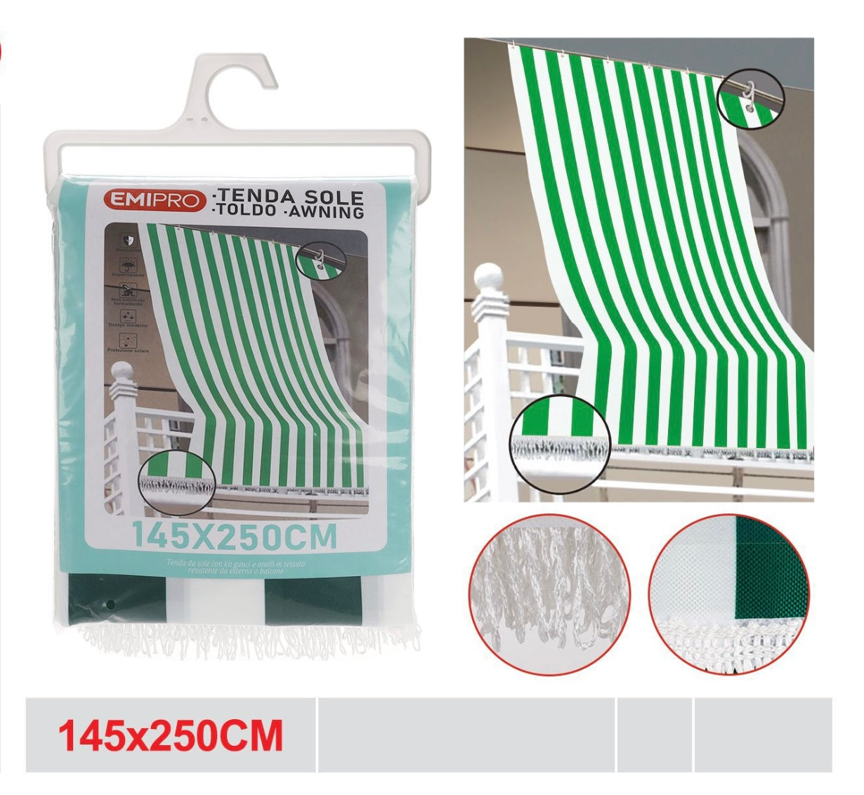 EMI TENDA SOLE 145*250CM