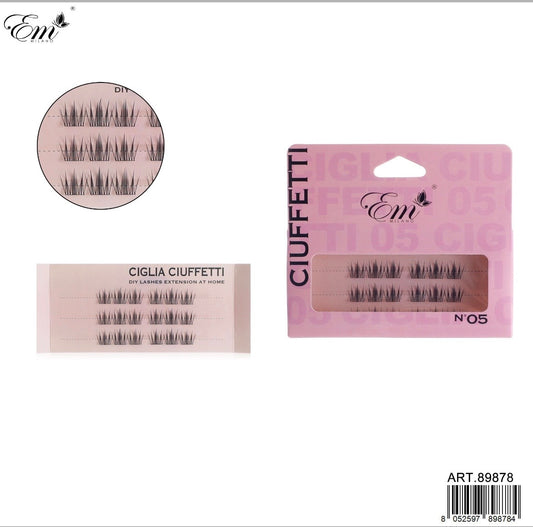 CIGLIA FINTE CIUFFETTI N.05