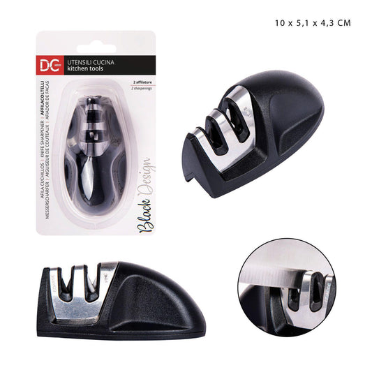 DC CASA L/BLACK Affilacoltelli 19x5,1x4,3cm