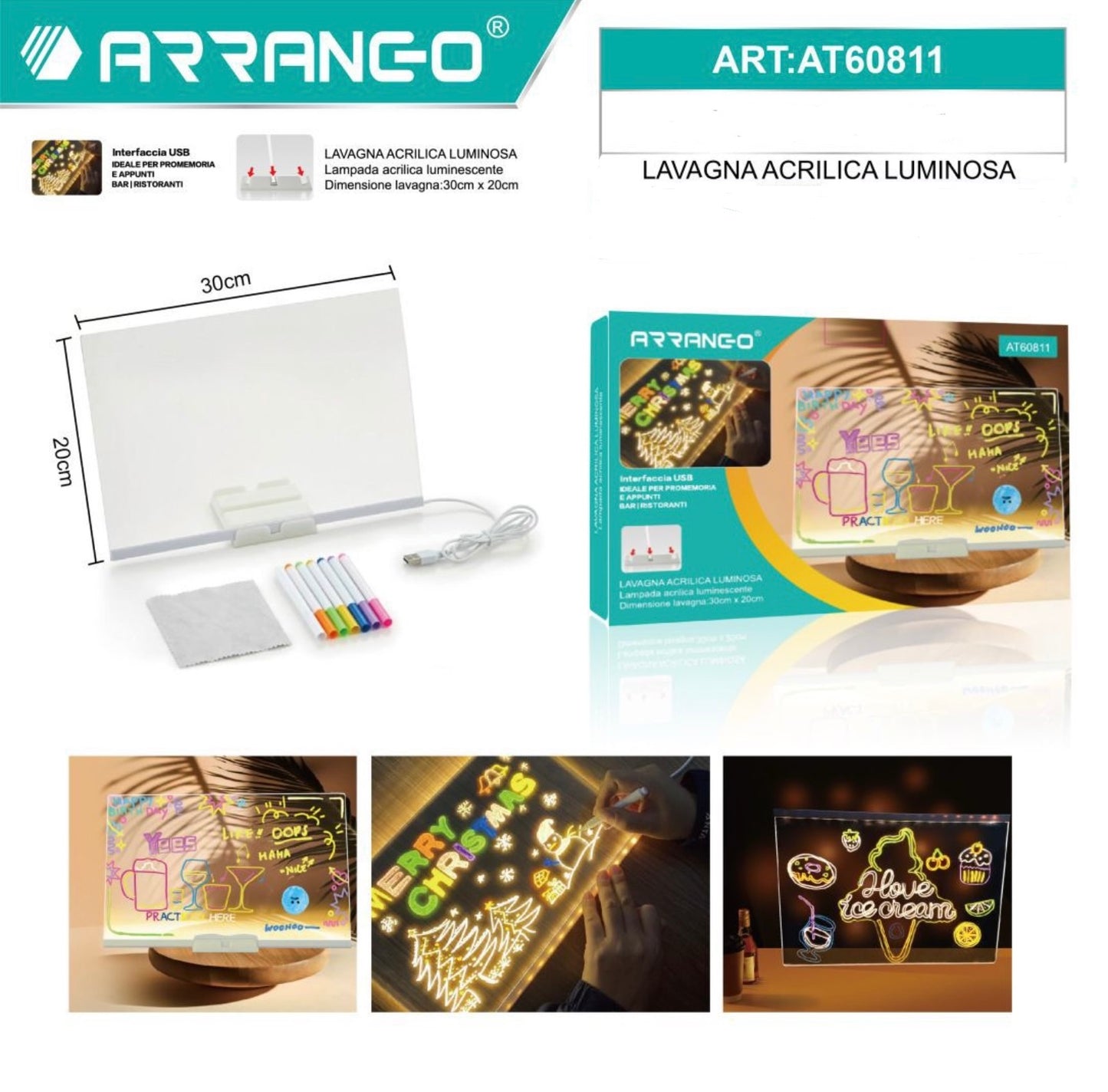 ARRANGO LAVAGNA acrilica luminosa AT60811