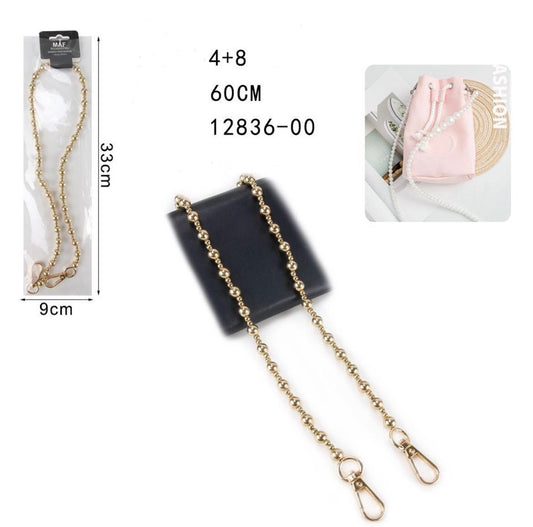 MANICI per borse 60cm argento 12836-01