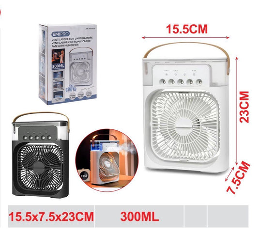 EMI VENTILATORE CON UMIDIFICATORE 300ML