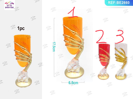 HALLOWEEN calice da champagne  17,5x6,5cm