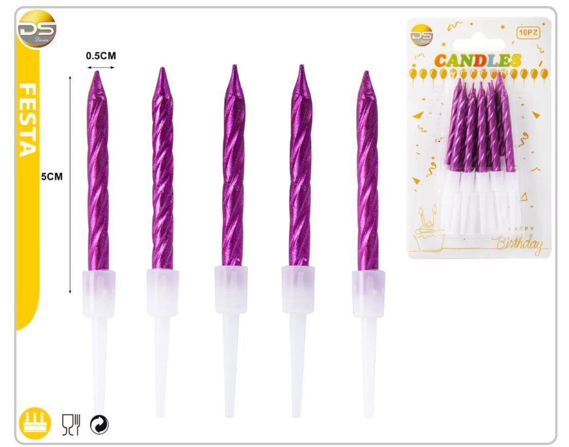 CANDELA 10pz 5,7cm