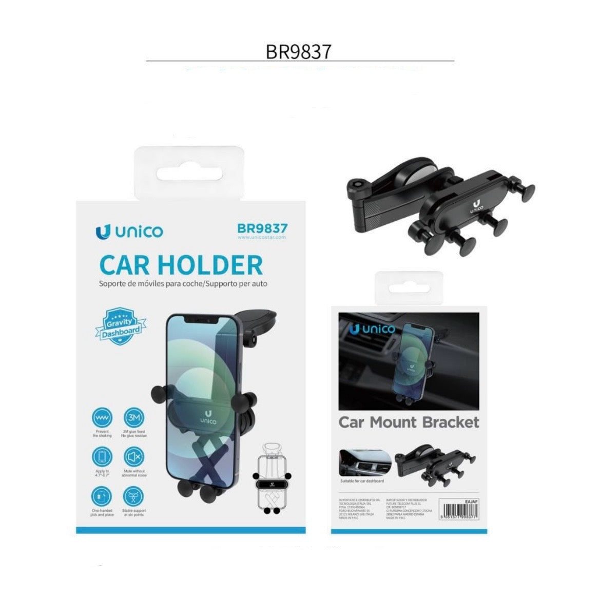 UNICO SUPPORTO PER AUTO  BR9837