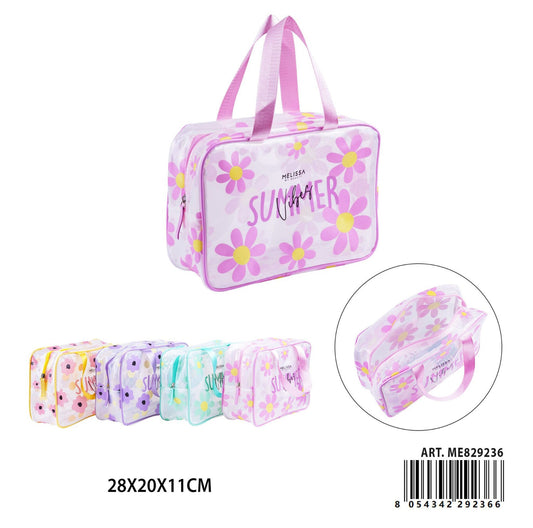 MELISSA BORSA P/TUTTO PVC TRASP. 28X20X11CM