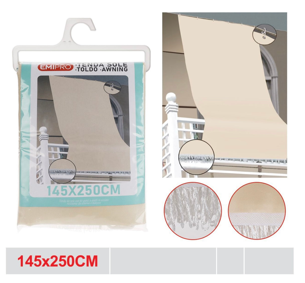 EMI TENDA SOLE 145*250CM