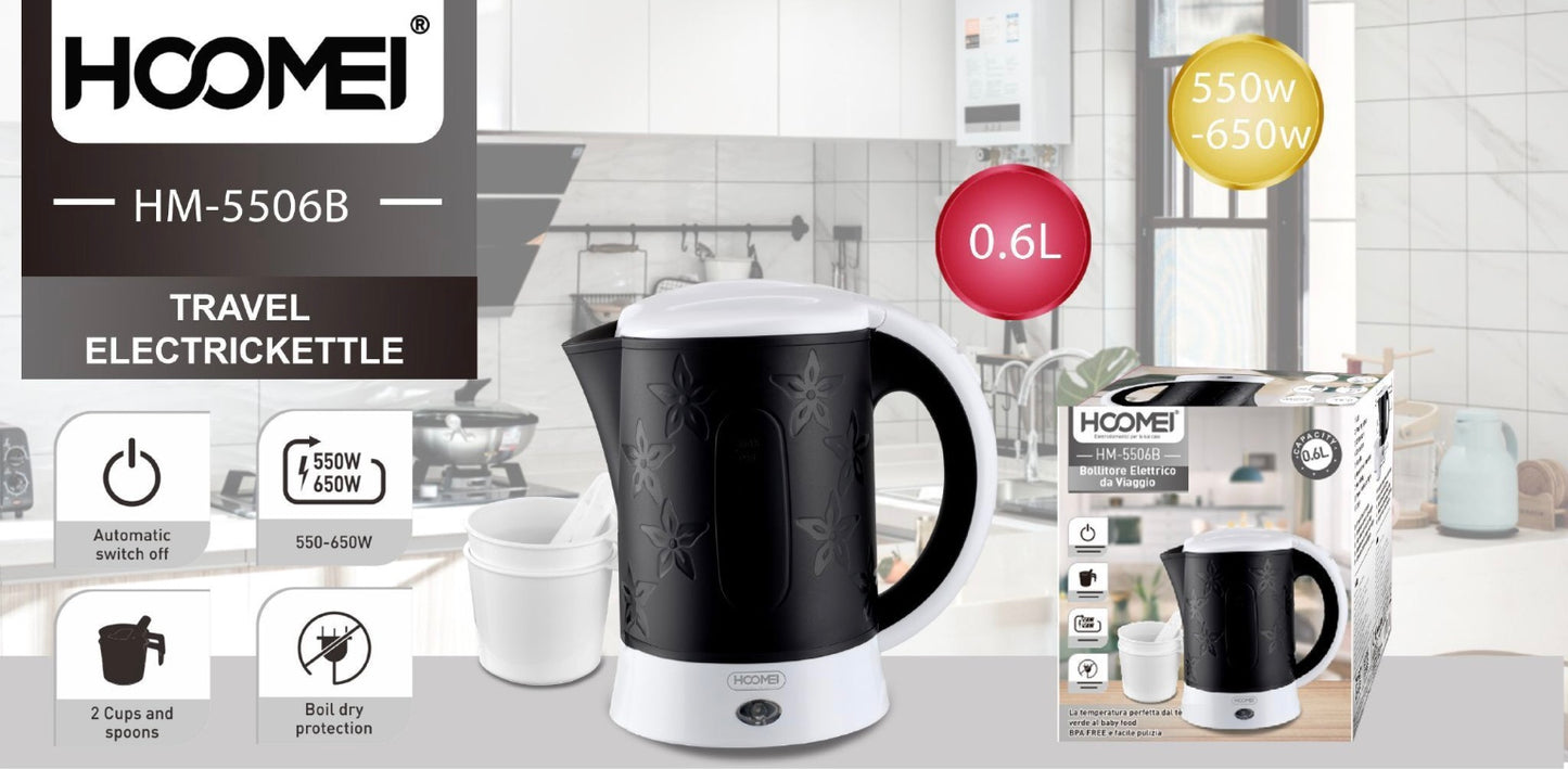 HOOMEI bollitore elettrico 650W 0.6L HM-5506B