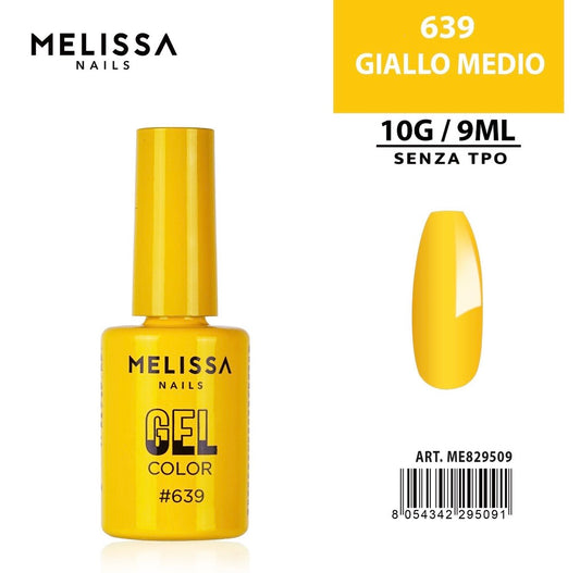 MELISSA SMALTO GEL UNGHIE 9ML N.639 GIALLO MEDIO