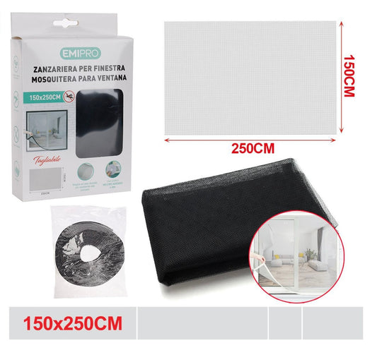 EMI ZANZARIERA PER FINESTRA 150*250CM