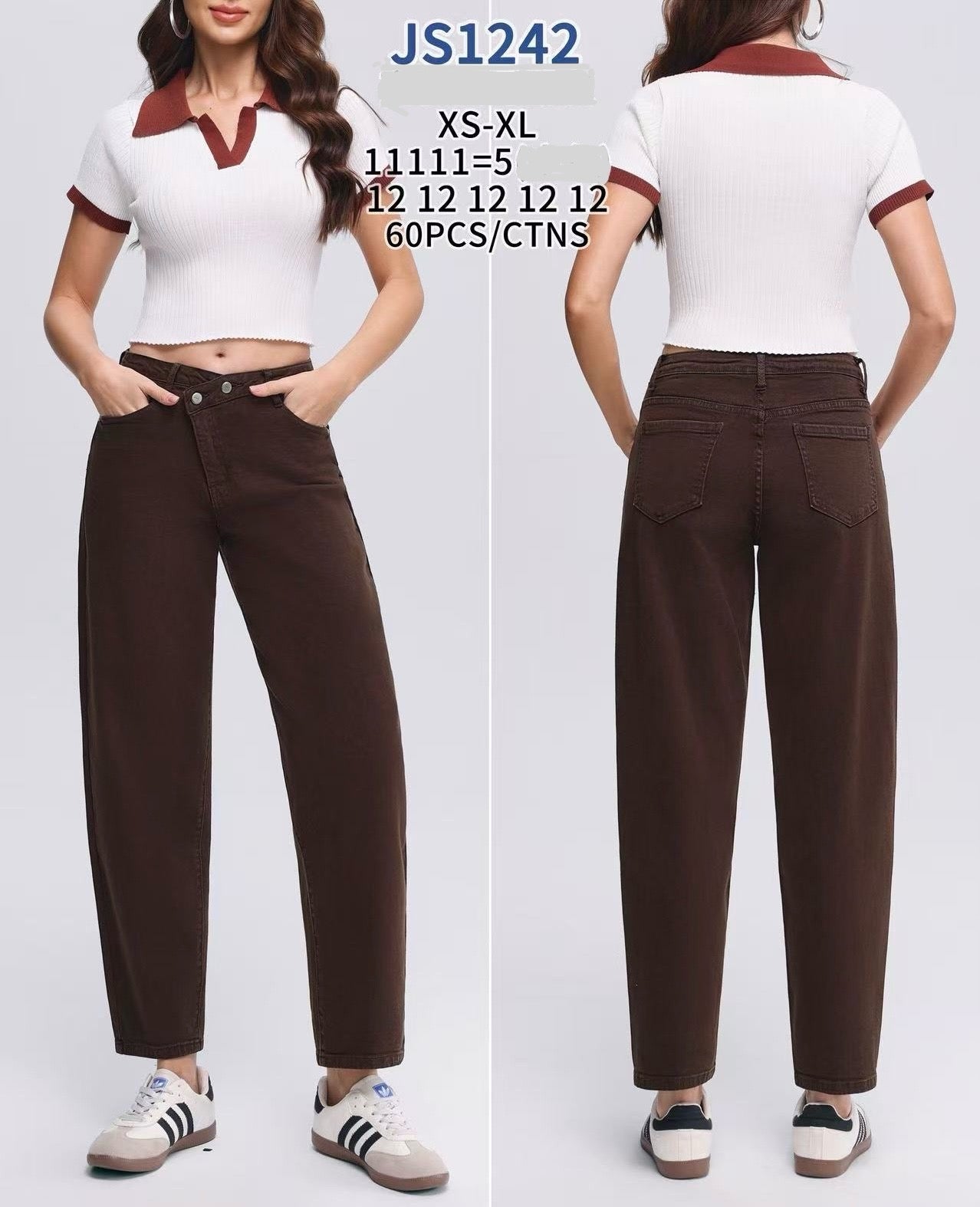 PANTALONE  jeans stirrup JS1242