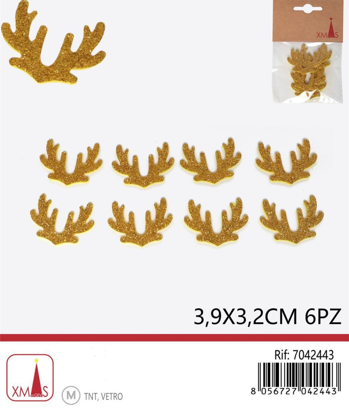 NATALIZIA decorazioni corna renna
