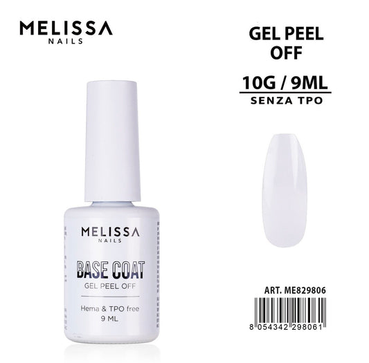 MELISSA BASE COAT PEEL OFF 9ML