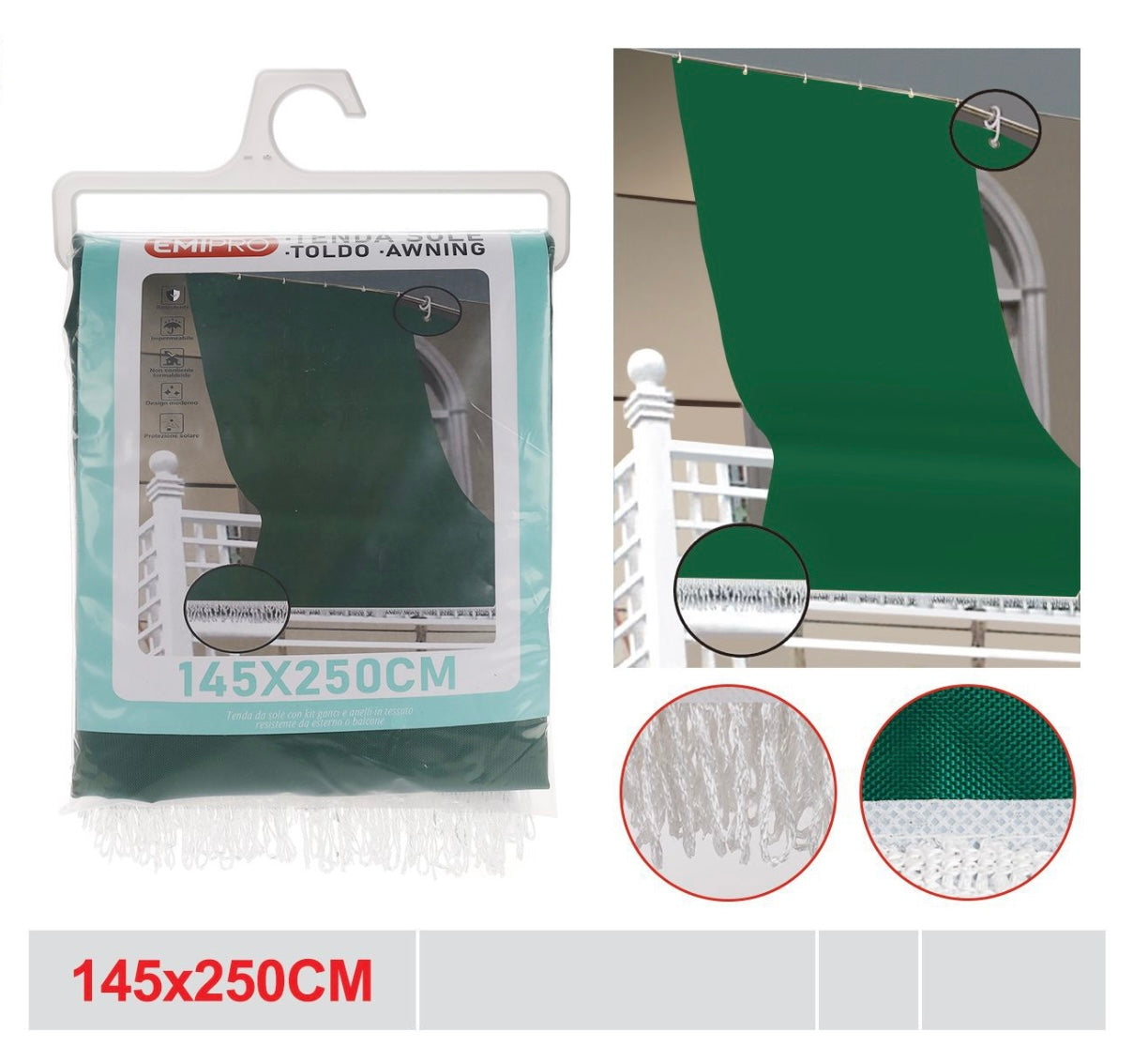 EMI TENDA SOLE 145*250CM