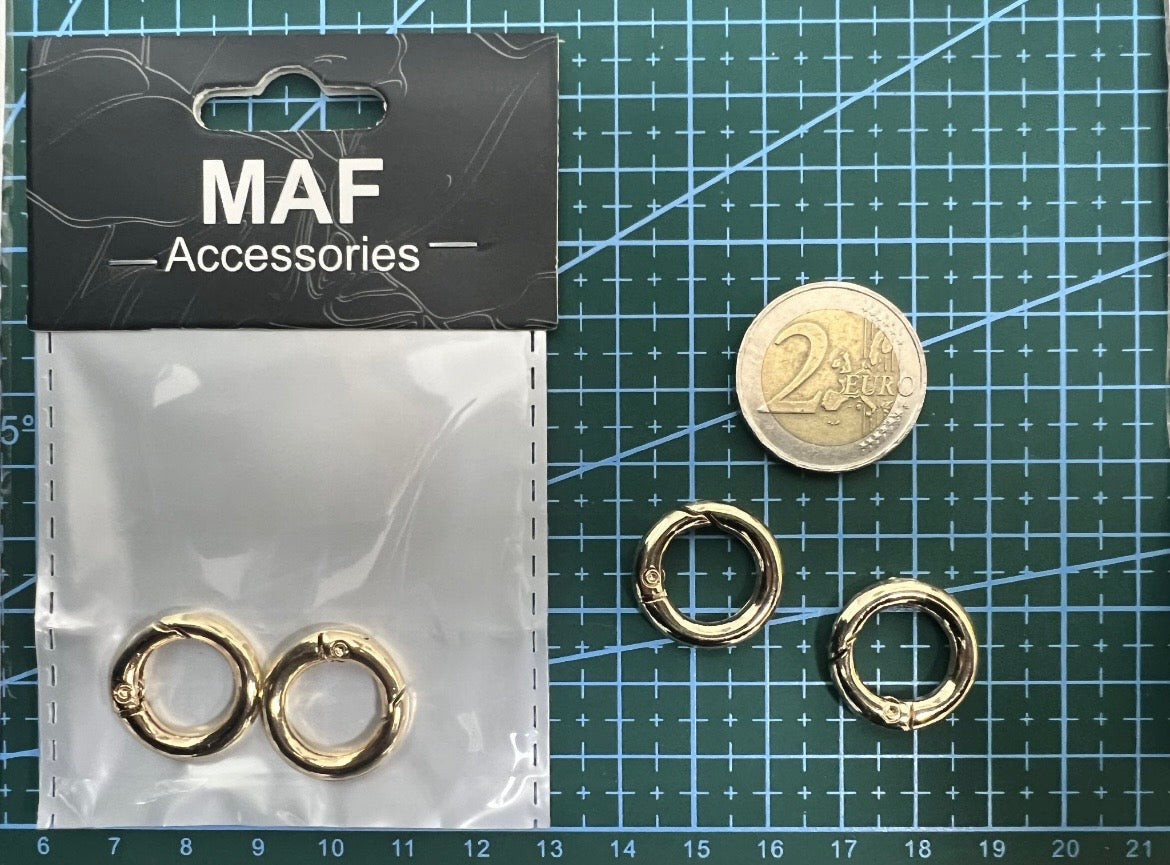 MAF MOSCHETTONI A SCATTO ROTONDI 1.5CM