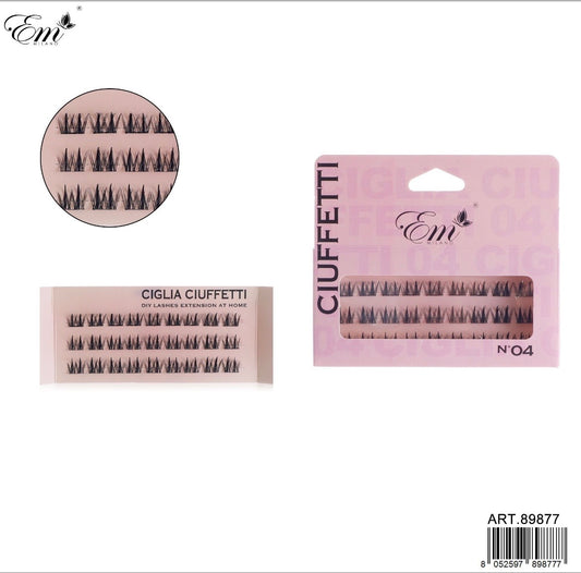CIGLIA FINTE CIUFFETTI N.04