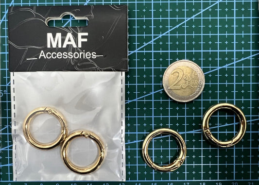 MAF MOSCHETTONI A SCATTO ROTONDI 2CM