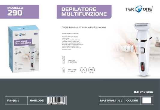 TEK ONE RASOIO DA DONNA PER GAMBE E ASCELLE 290