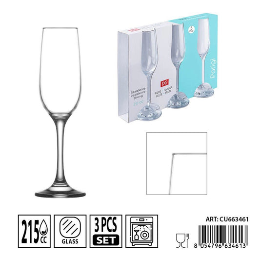 DC CASA calice “Parigi” 215cc 3pz