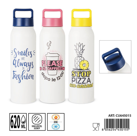 DC CASA borraccia termica 620ml 7.2x26.1cm