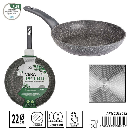 DC CASA VERA PETRA PADELLA A/ADERENTE F/INDUZ.22CM