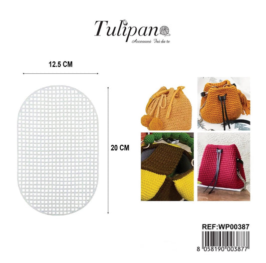 RETE per borsa ovale 12.5x20cm