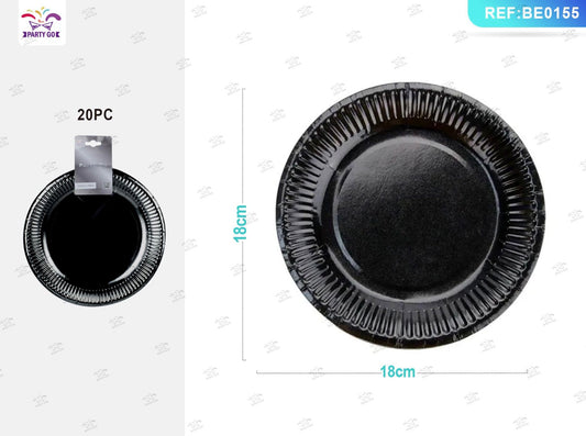 HALLOWEEN PIATTO di carta 18cm 20pz