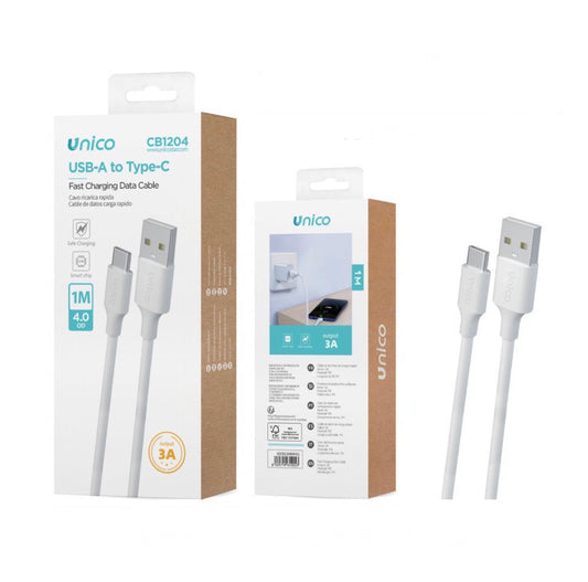 UNICO cavo ricarica rapida USB-A to‘ TYPE-C CB1204