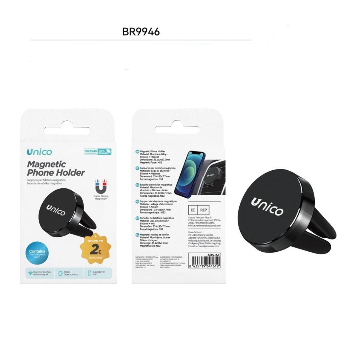 UNICO SUPPORTO PER AUTO BR9946