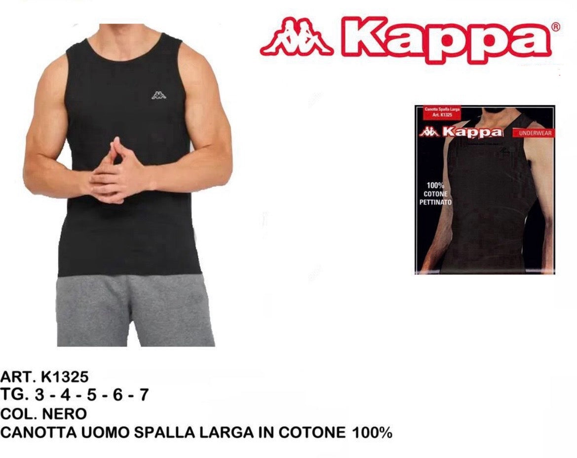 KAPPA CANOTTA uomo cotone K1325