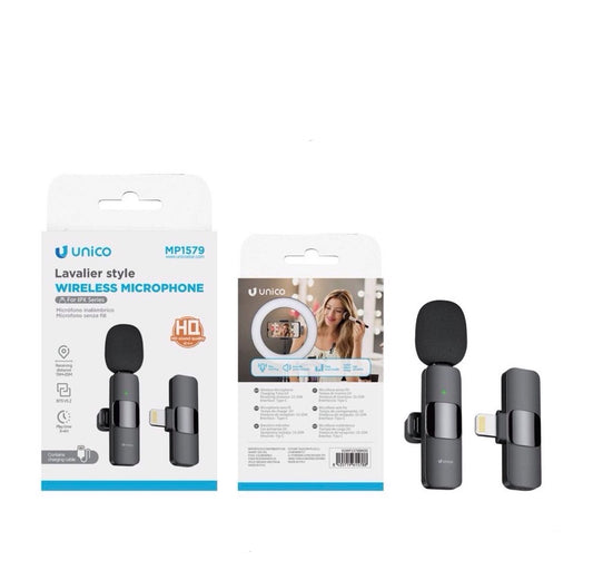 Unico MICROFONO WIRELESS LAVALIER LIVE BROADCAST  MP1579