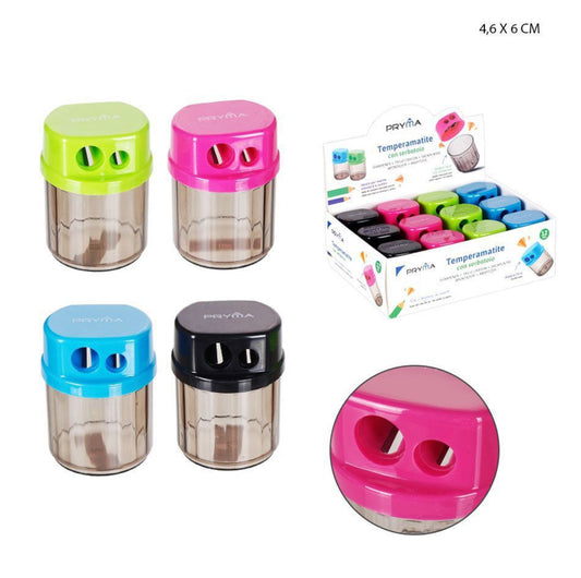 PRYMA temperino 2fori 4.6x6cm