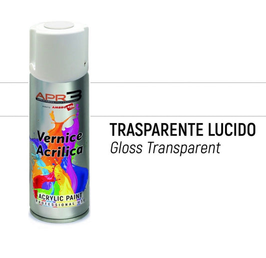 VERNICI ACRILICO  TRASPARENTE LUCIDO 400ML