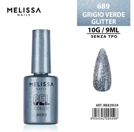 MELISSA SMALTO GEL UNGHIE 9ML N.689 GR. VERDE GL.