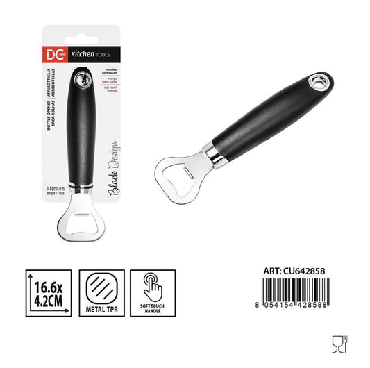 DC CASA L/BLACK apribottiglia 16,6x4,2cm