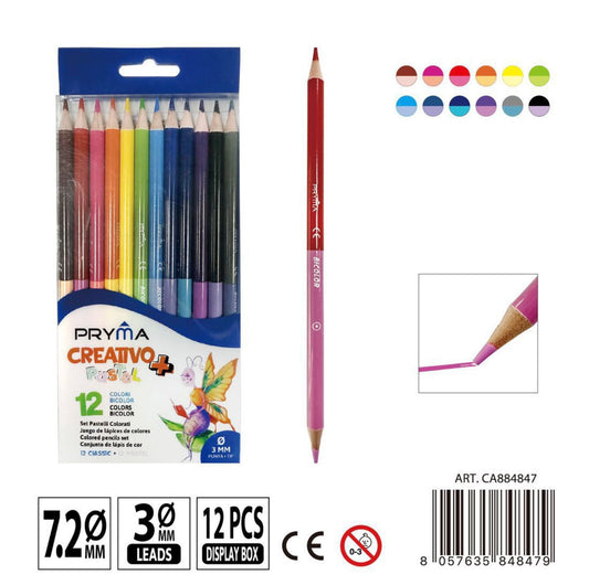 PRYMA PASTELLI DOUBLE PASTEL-CLASSIC 12PZ 24COL.