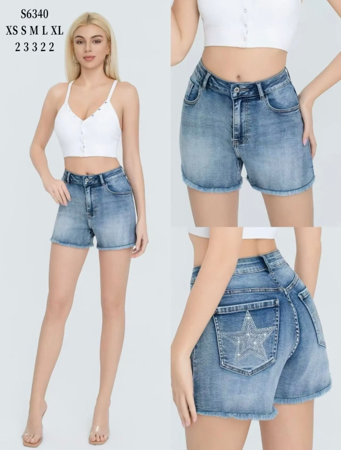 PANTALONCINO di jeans S6340