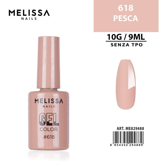 MELISSA SMALTO GEL UNGHIE 9ML N.618 PESCA