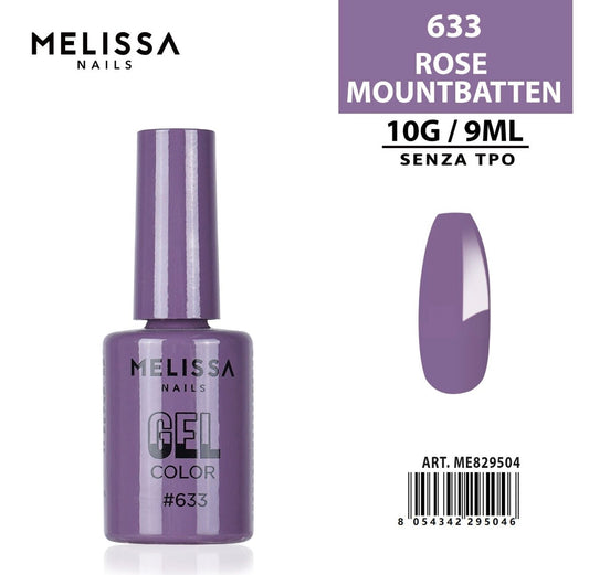 MELISSA SMALTO GEL UNGHIE 9ML N.633 R. MOUNTBATTEN